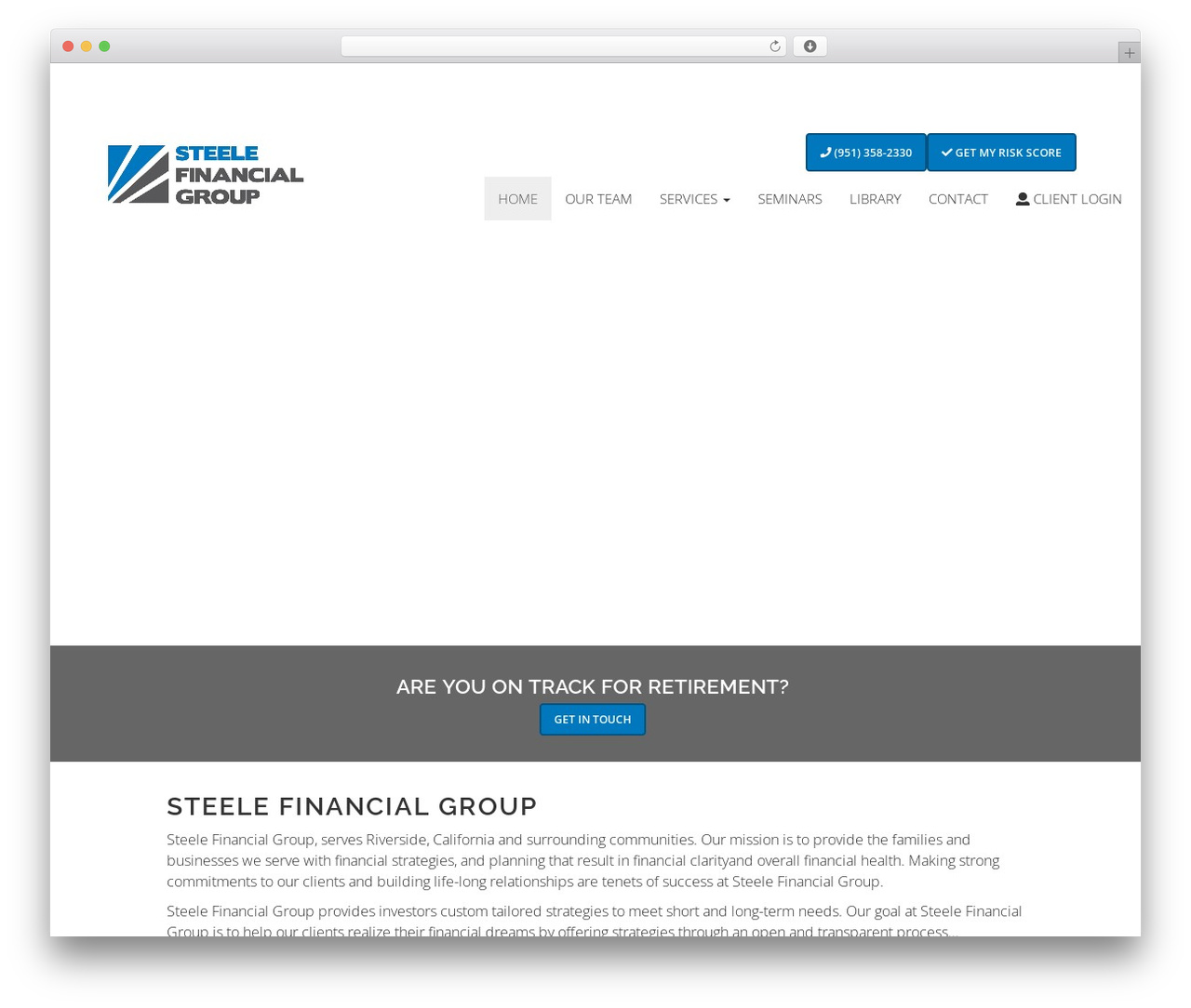 WordPress theme Advisor 9 - GPS - steelefinancialgroup.biz