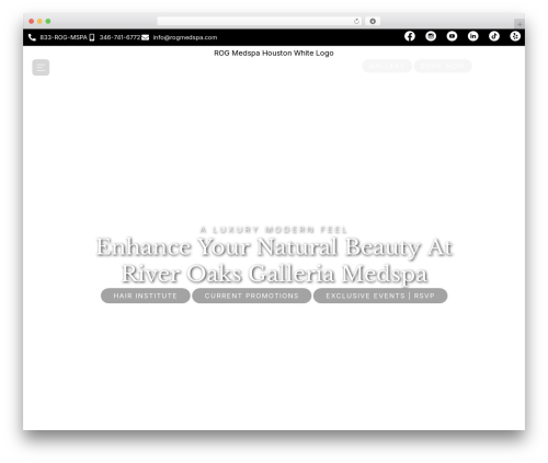 WordPress theme Hello Elementor - rogmedspa.com