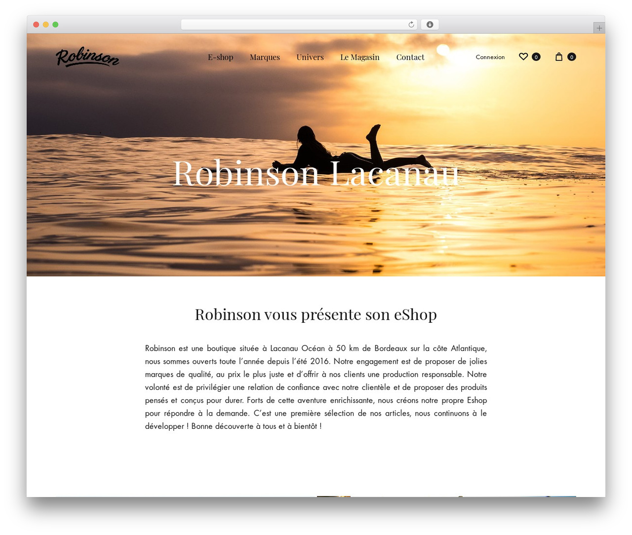 WordPress theme Konte Child Theme - robinsonlacanau.com