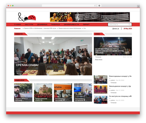WordPress theme Observer - bubamarac.org