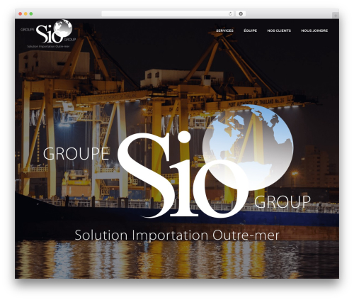 WordPress theme Universal WP - groupesio.com