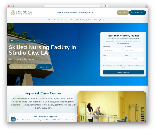 Custom Theme WordPress theme - imperialcarecenter.com
