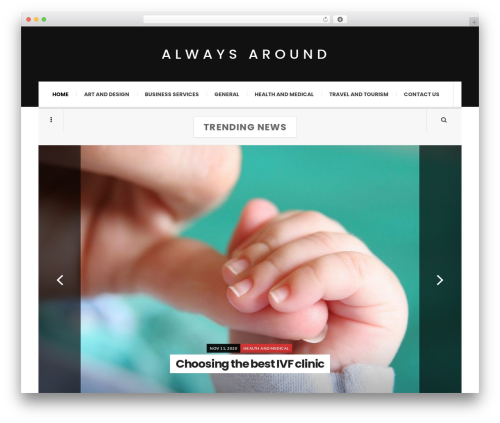 JustWrite WordPress theme design - alwaysaround.net JustWrite WordPress theme design - alwaysaround.net