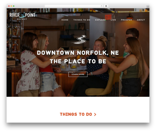 Riverpoint Theme WordPress theme design - theriverpoint.com