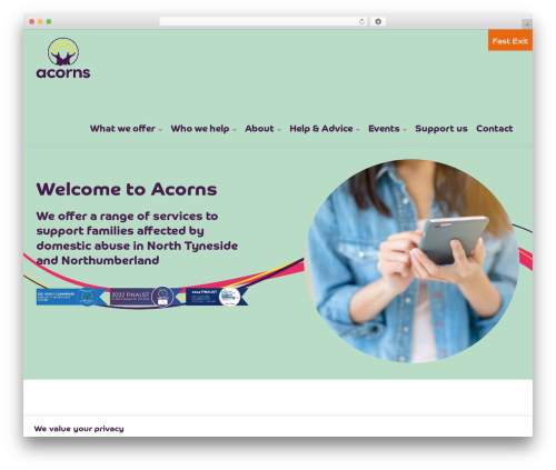 WordPress theme Create Child 2 - acornsproject.org.uk