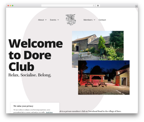 WP theme Page Builder Framework - doreclub.co.uk
