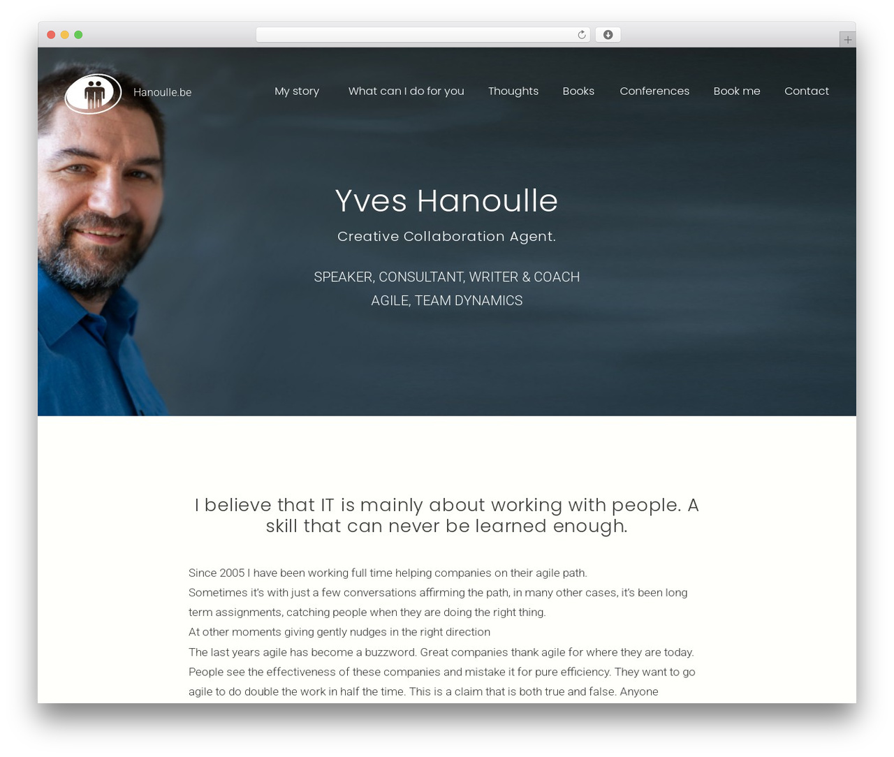 Bootstrap Basic4 WordPress page theme - hanoulle.be