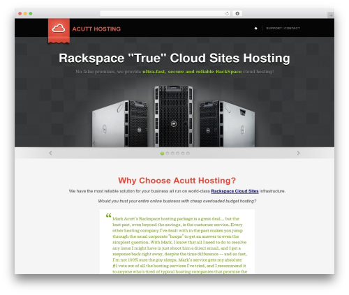 CloudHost Child WordPress theme - acutthosting.com