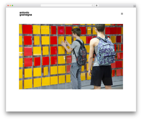 Ottar WordPress theme - antoniogramegna.com
