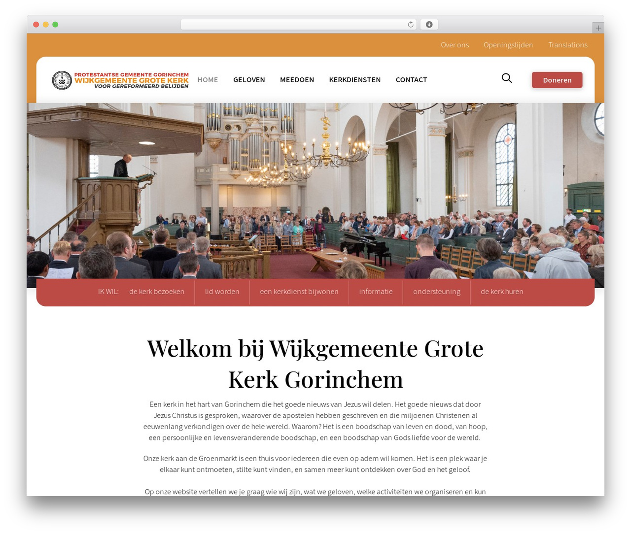 Pro WordPress theme - pgggrotekerk.nl