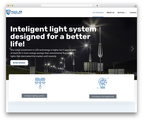 Solatec WordPress theme - makeandproject.ch