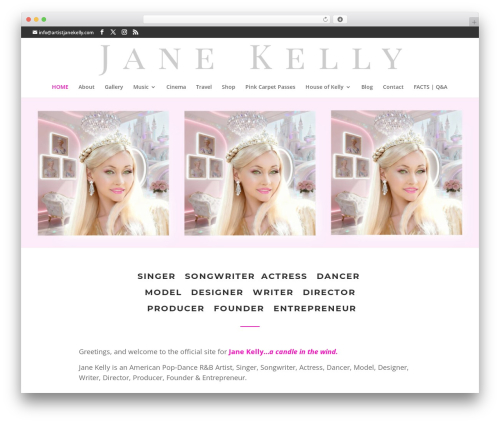 Eventin pro WordPress plugin - artistjanekelly.com