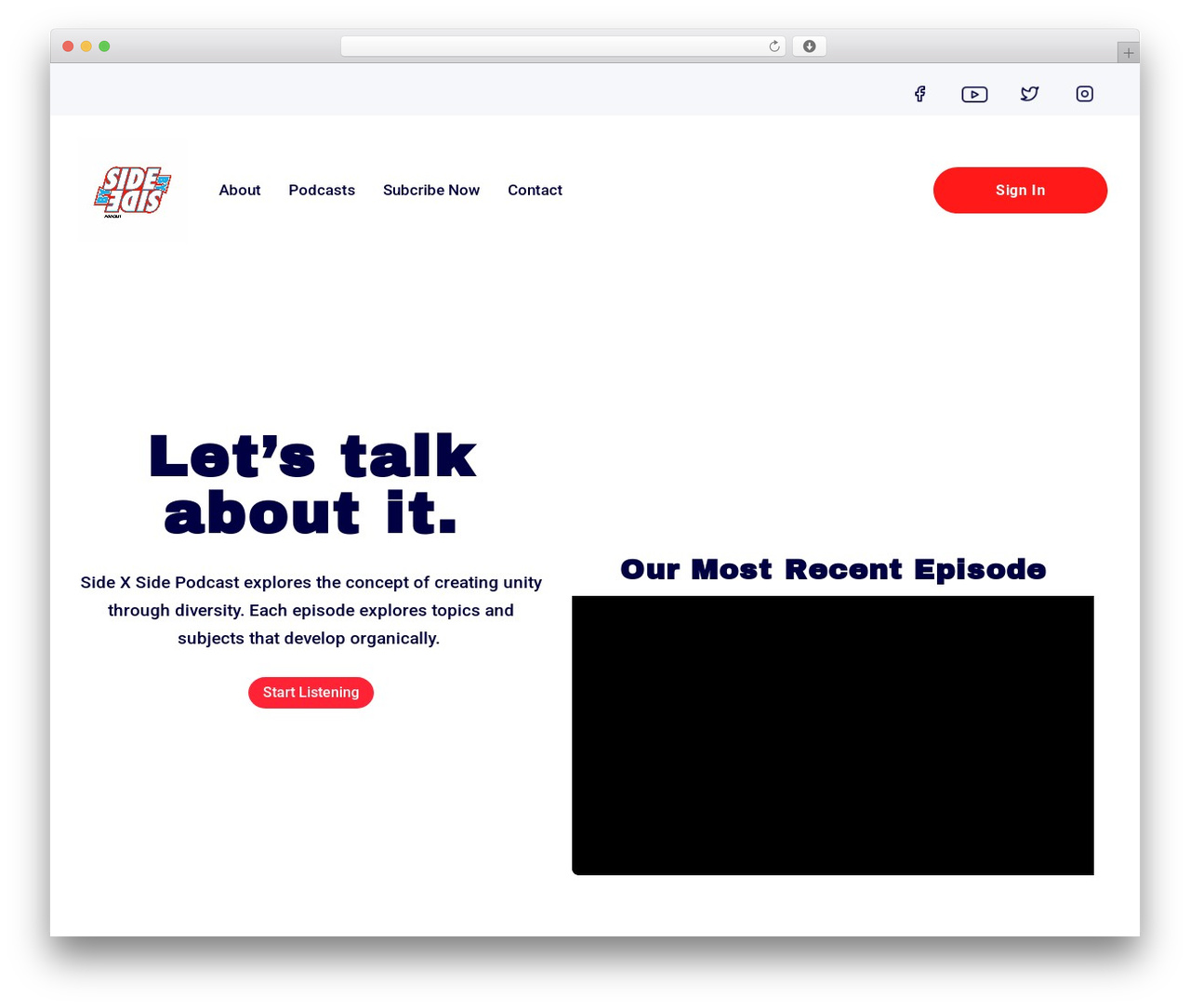 Theme WordPress Divi - sidexsidepodcast.com Theme WordPress Divi - sidexsidepodcast.com