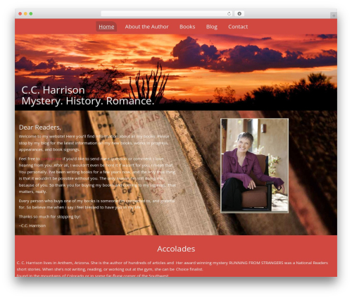 Theme WordPress Premium Theme - ccharrison-author.com