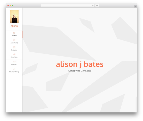 Unique theme WordPress - alisonjbates.info