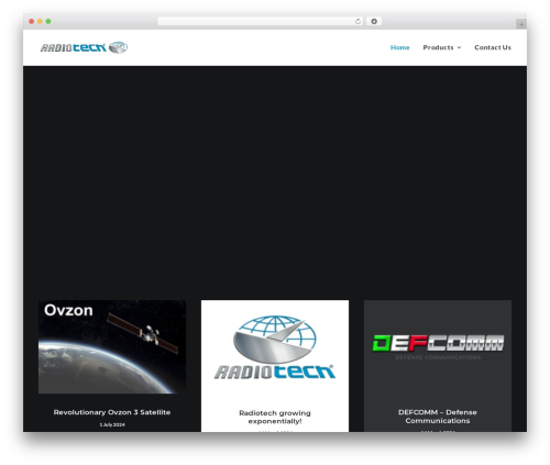 WordPress theme Radiotech Theme - radiotechmc.com