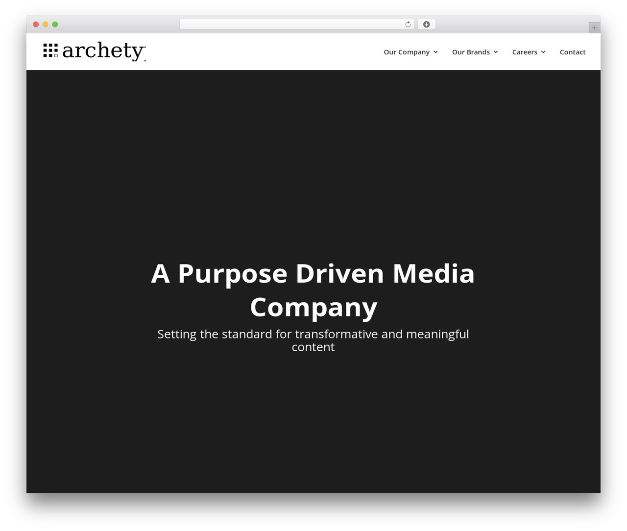 WordPress theme Divi - archetype.com