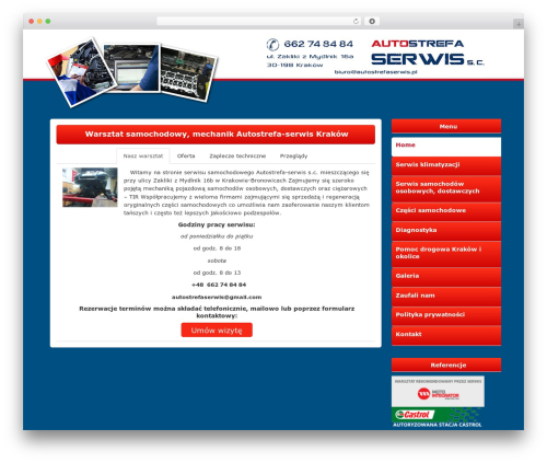 WordPress theme Sample Child Theme - autostrefaserwis.pl
