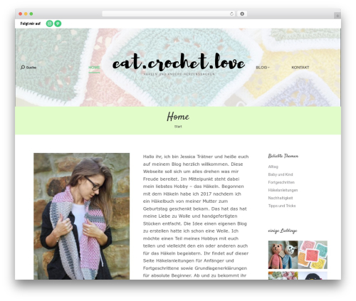 WordPress theme The7 Classic - eatcrochetlove.com