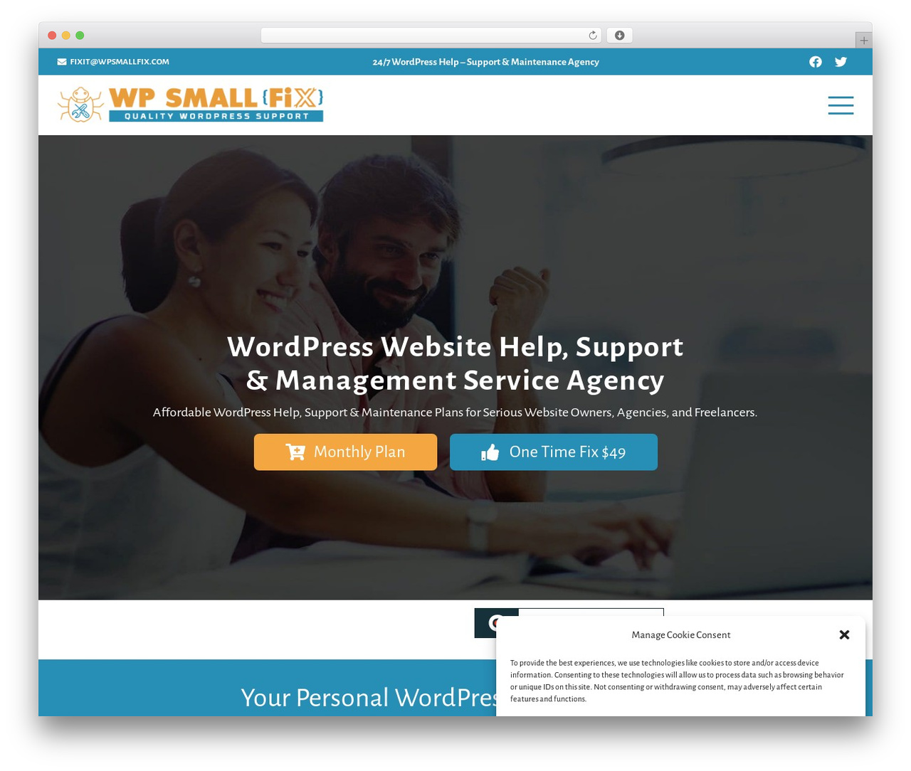 Wp-small-fix Child theme WordPress - wpsmallfix.com