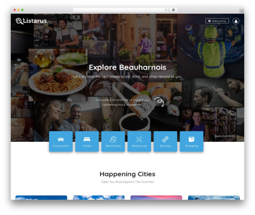 WP theme Listingpro - listarus.com