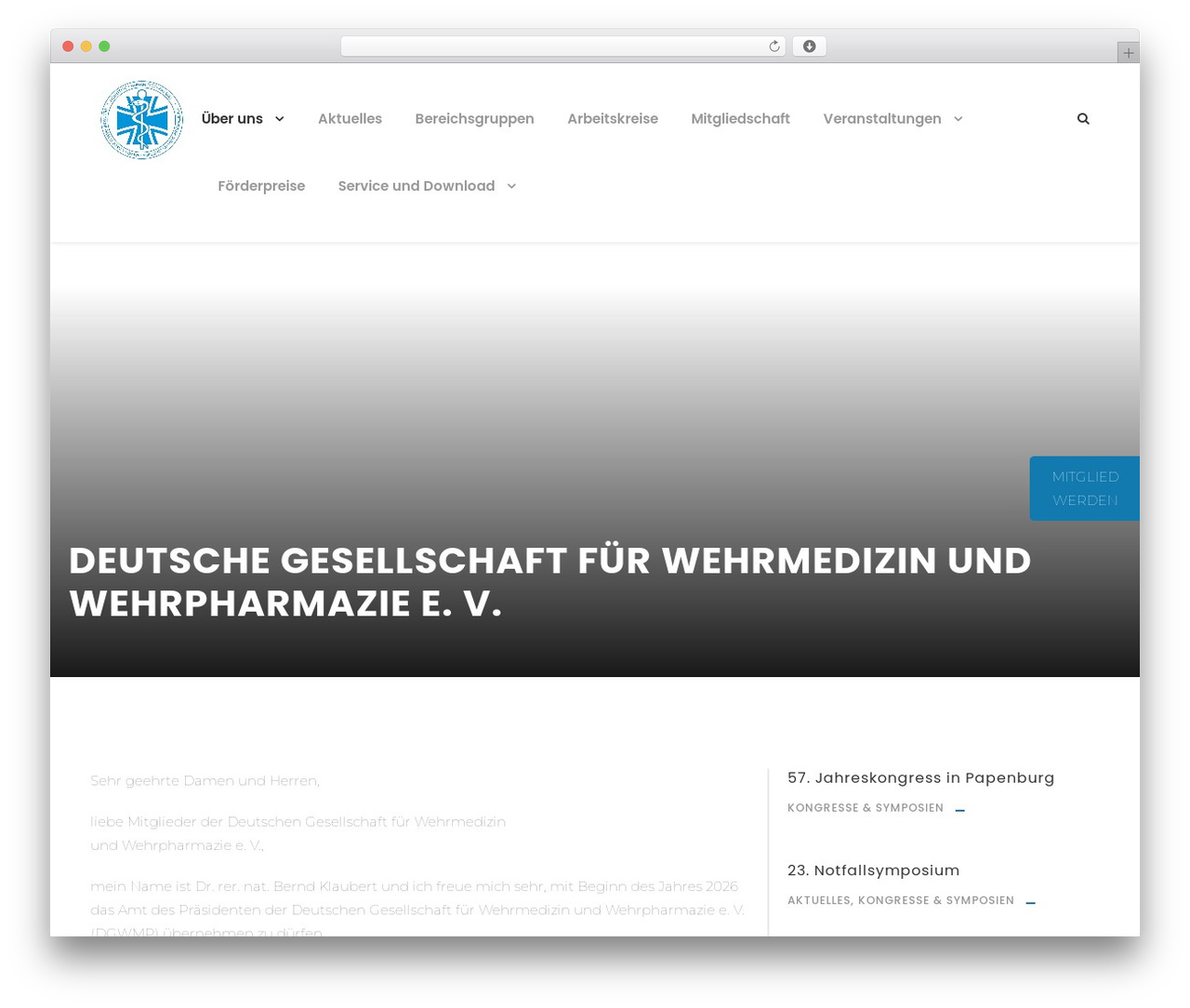 Akea WordPress theme design - dgwmp.de