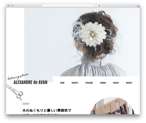 Best WordPress theme Union Theme - avan-family.co.jp