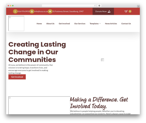 Breakdance Zero Theme WordPress theme - lusa.co.za