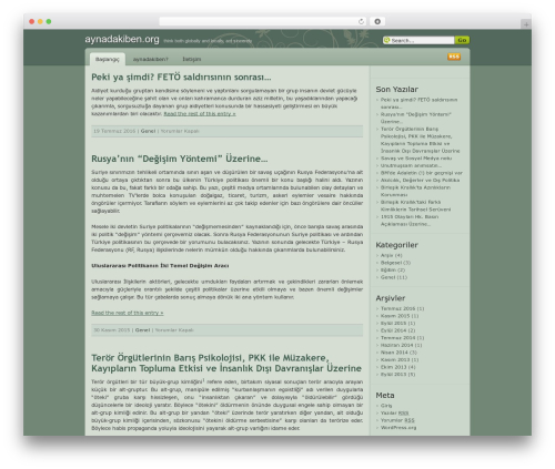 Devart WordPress theme design - aynadakiben.org