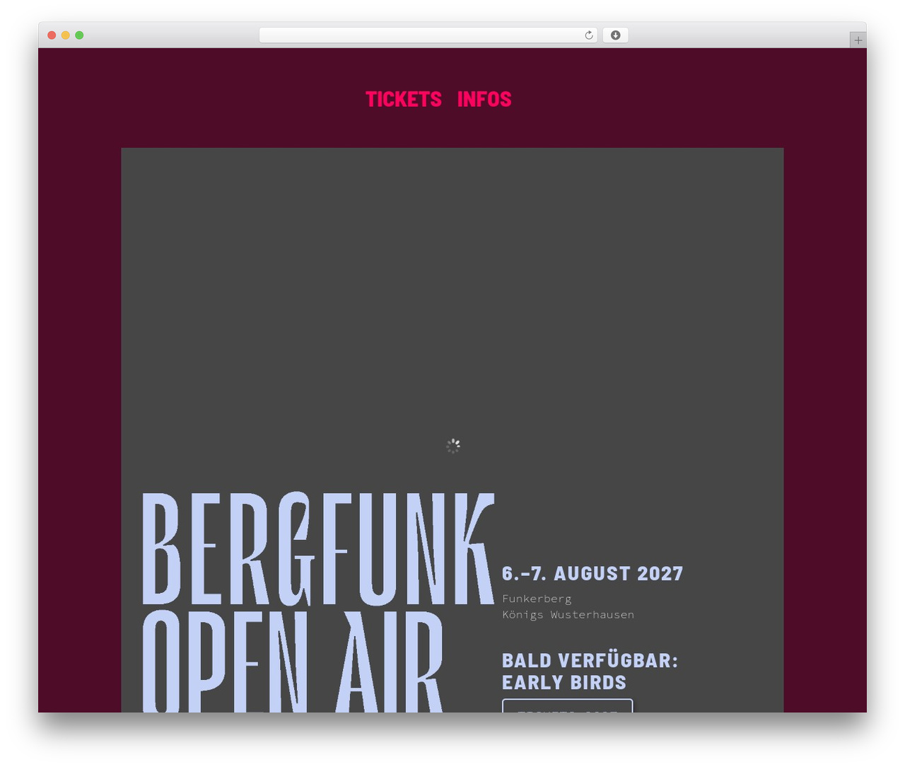 Divi WordPress theme - bergfunk-openair.de