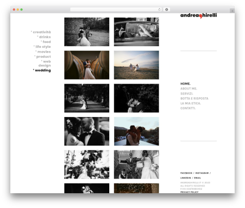 Kathy premium WordPress theme - andreaghirelli.it