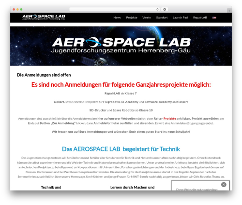 Themify Popup (themify-popup) free WordPress plugin - aerospace-lab.de