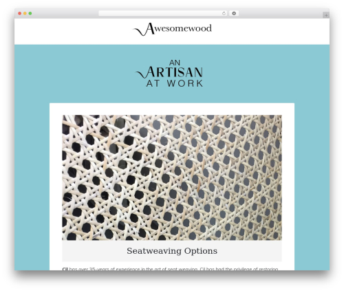 UnderStrap BUILDER WordPress theme - awesomewood.ca