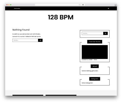 Writee newspaper WordPress theme - 128bpm.de