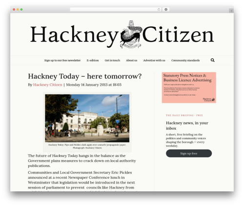 Beaver Builder Theme theme WordPress - hackneycitizen.co.uk/2013/01/14/hackney-today-council-freesheet-future