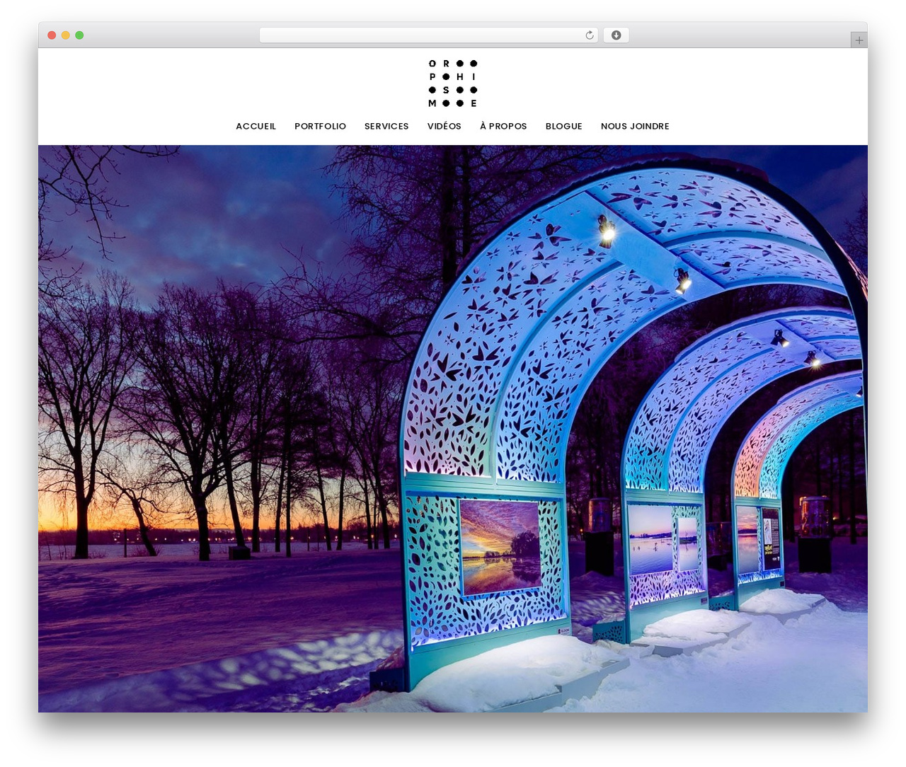 Borano WordPress theme - orphisme.ca