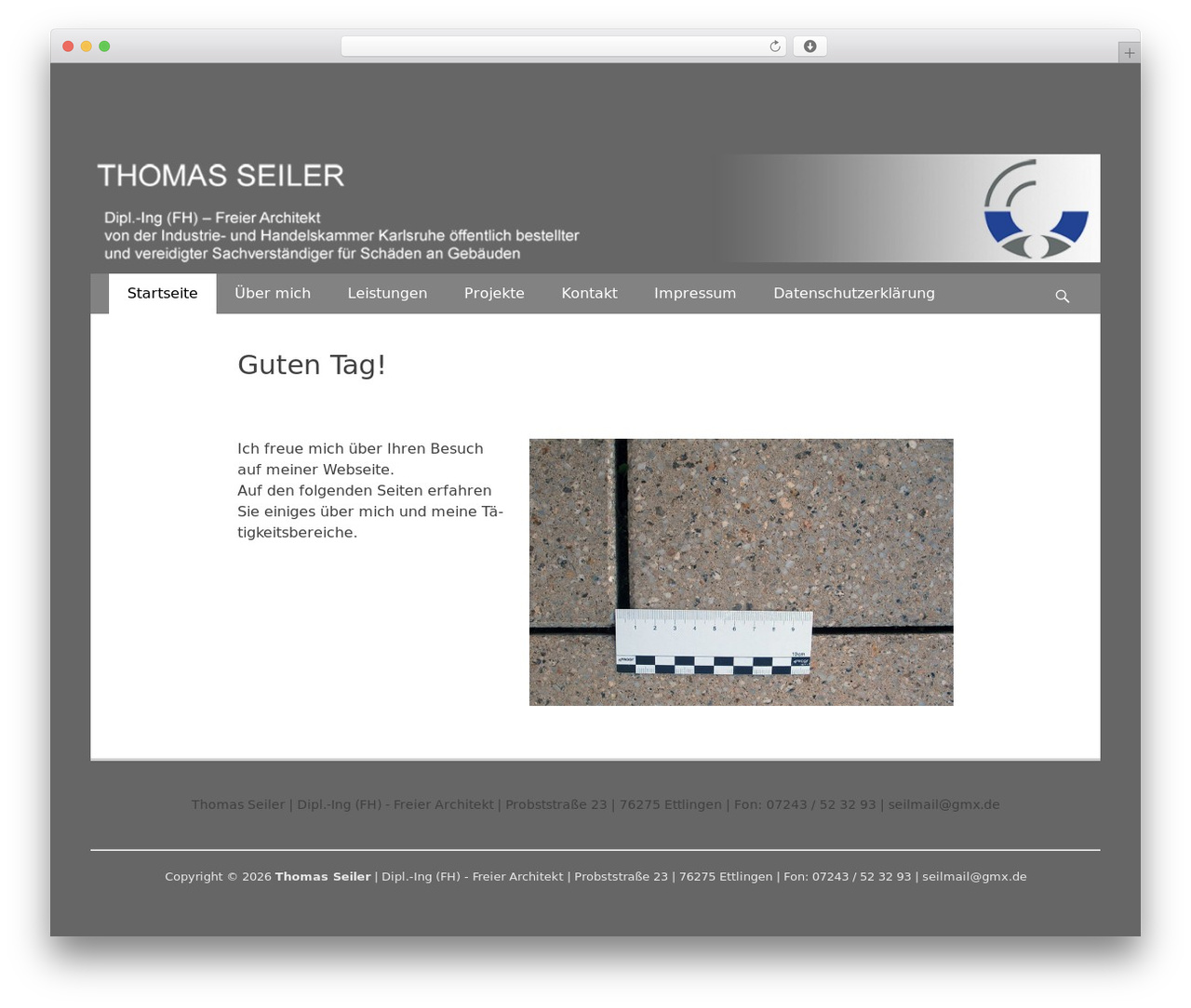 Catch Responsive Pro theme WordPress - architekt-seiler.de
