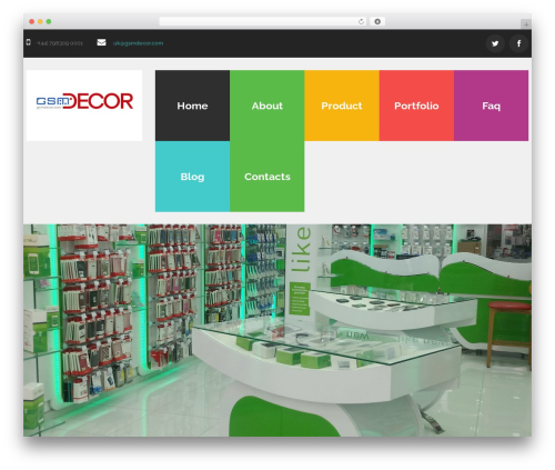 cherry theme WordPress - gsmdecor.com