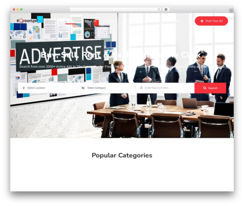 Classified listing toolkits WordPress plugin - zarooriyat.com