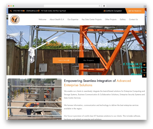 Constix WordPress theme - stealth-ea.com