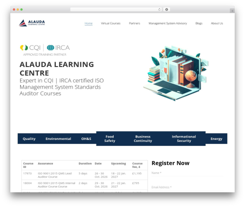 Thim course builder WordPress plugin - alauda.uk
