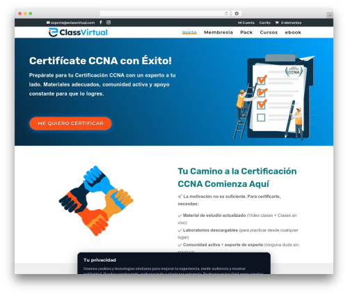 Chile consiente WordPress plugin - eclassvirtual.com
