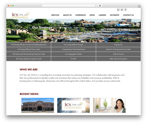 Theme WordPress Bridge - ics-tax.com