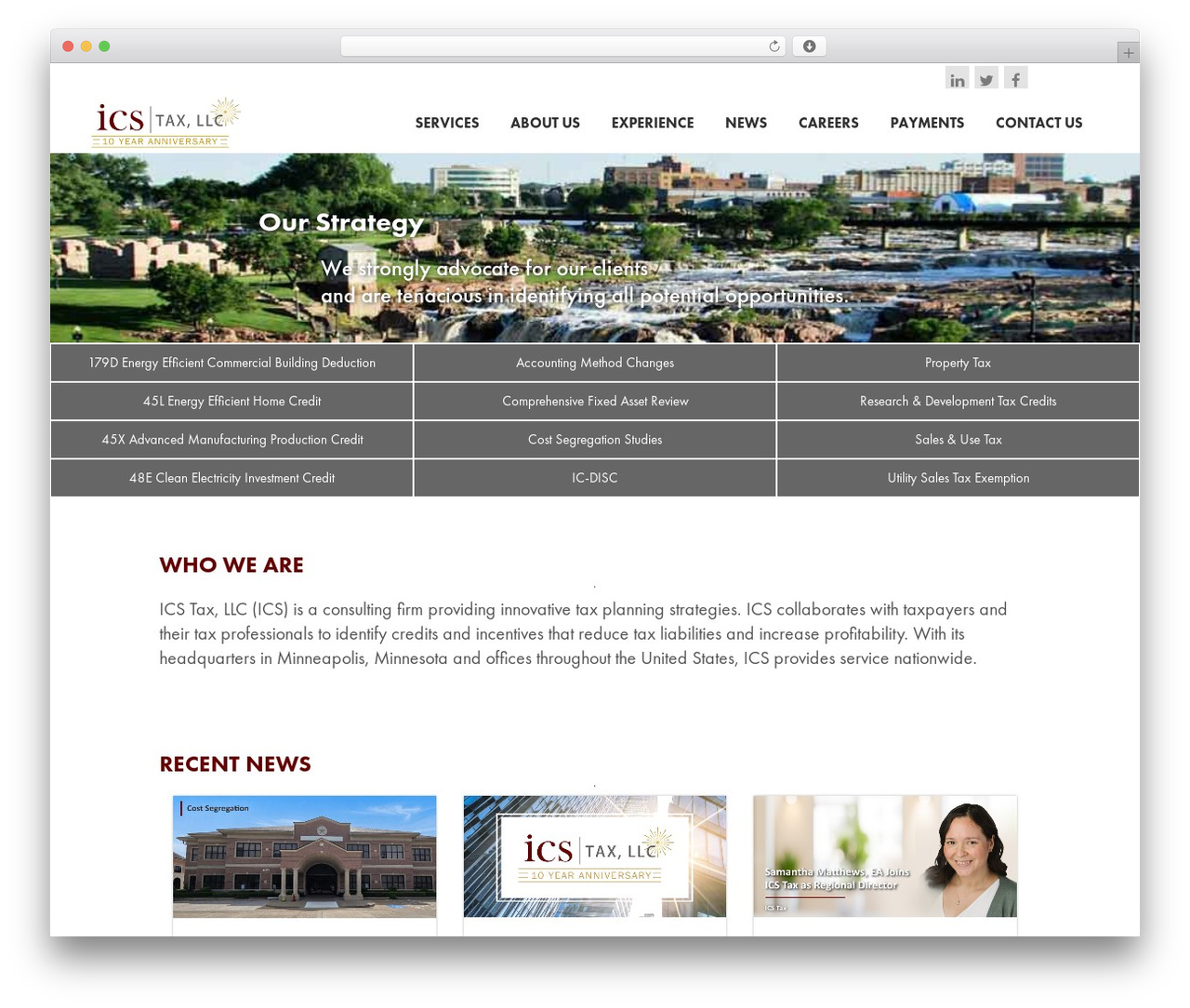 Theme WordPress Bridge - ics-tax.com