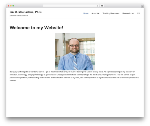 WordPress theme Neve - ianmacfarlanephd.com