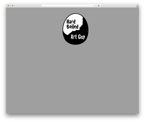 Bootstrap Basic free WP theme - hardboiledartguy.com