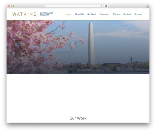 Impreza WordPress theme - watkinsgov.com