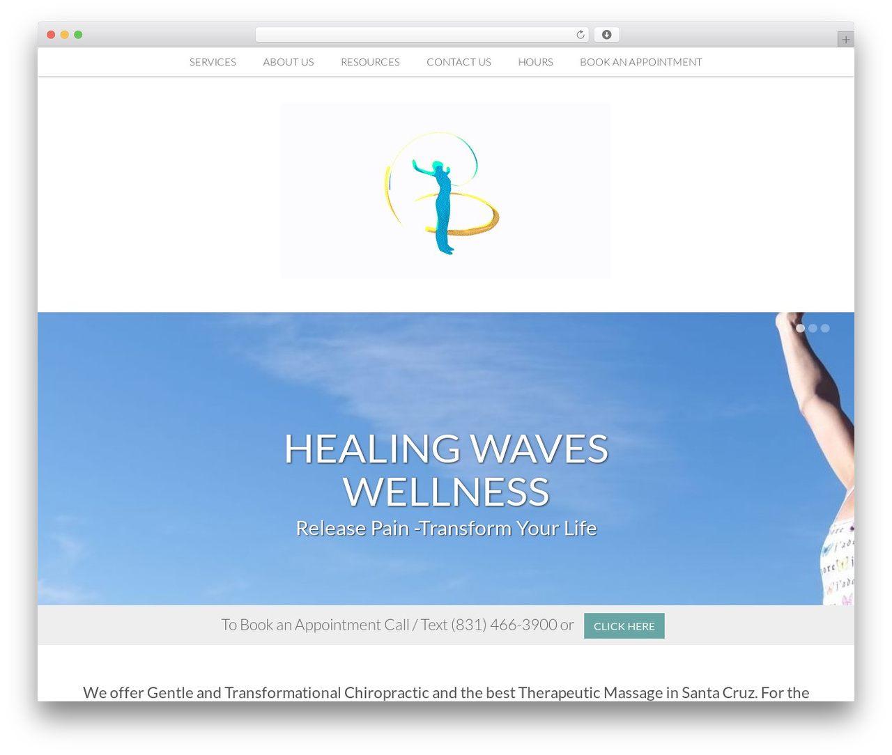 Theme WordPress Nectar - healingwaveswellness.com