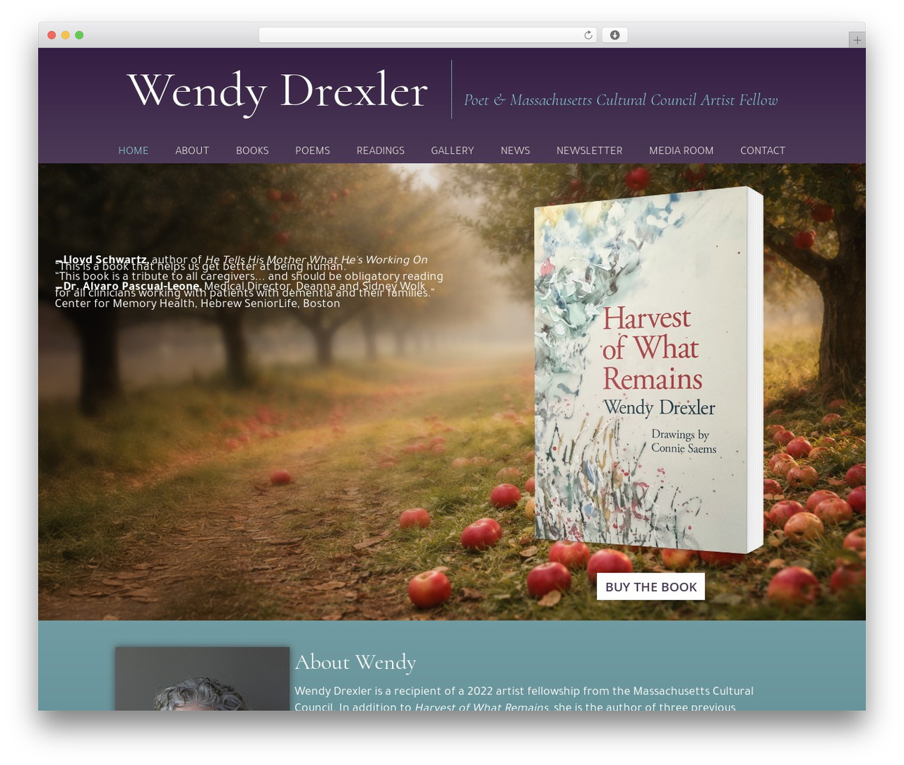 Beaver Builder Theme WordPress theme - wendydrexlerpoetry.com