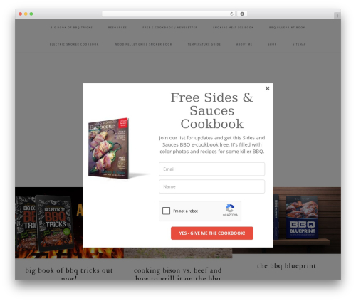 Cookd Pro Theme WordPress theme - barbecuetricks.com